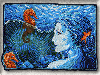 Click to see a larger image of this Mermaiden rug