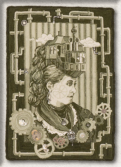 Click to see a larger image of this Steampunk rug